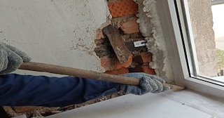 Демонтаж оконных откосов по выгодной цене от 508 руб. в Вятских Полянах - Сварной-Втс
