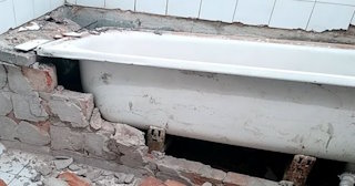 Демонтаж ванной комнаты в Вятских Полянах - стоимость работ от 813 руб. | Сварной-Втс